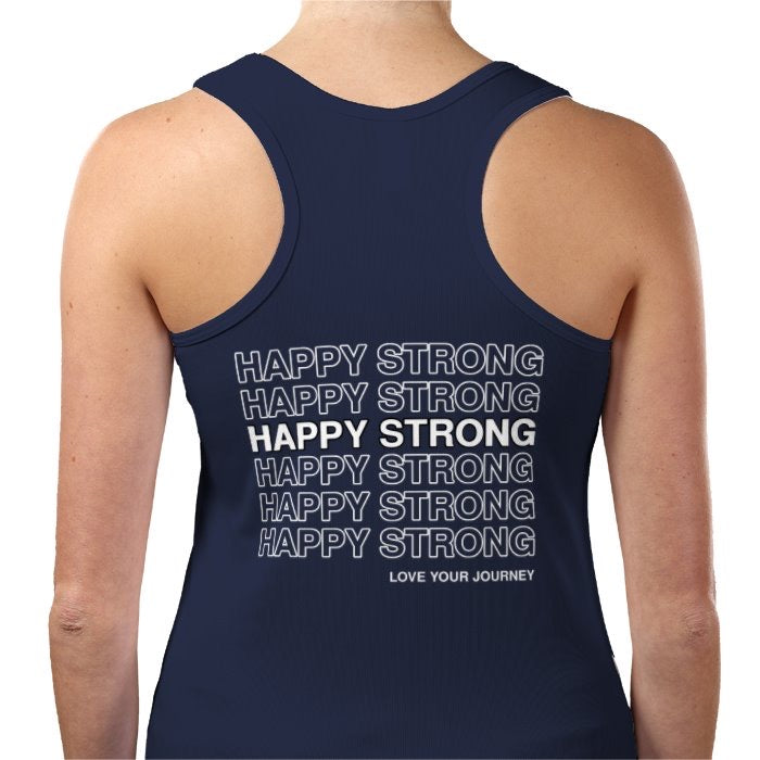 Women’s Happy Strong Vest (Navy)
