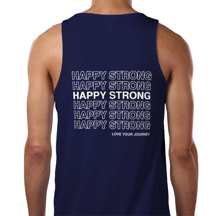 Men’s Happy Strong Vest (Navy)